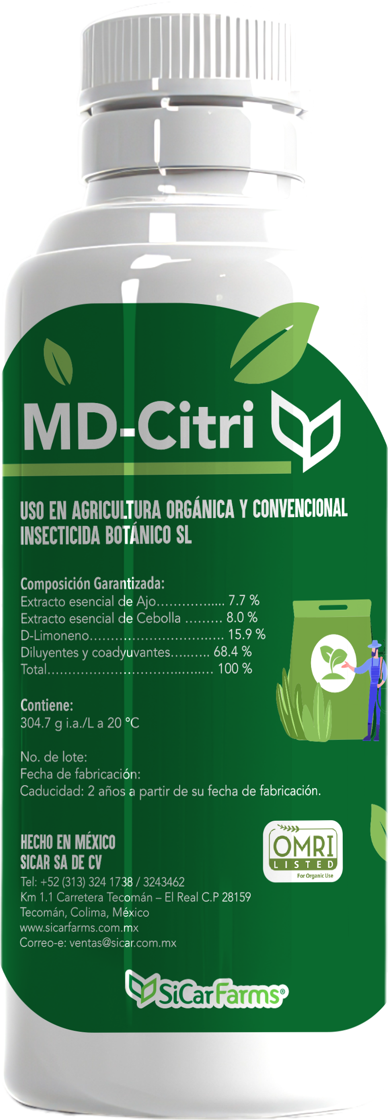 Botella MD-Citri Insecticida