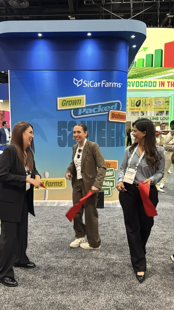Mexico Pavilion opening in front of the SiCar Farms booth