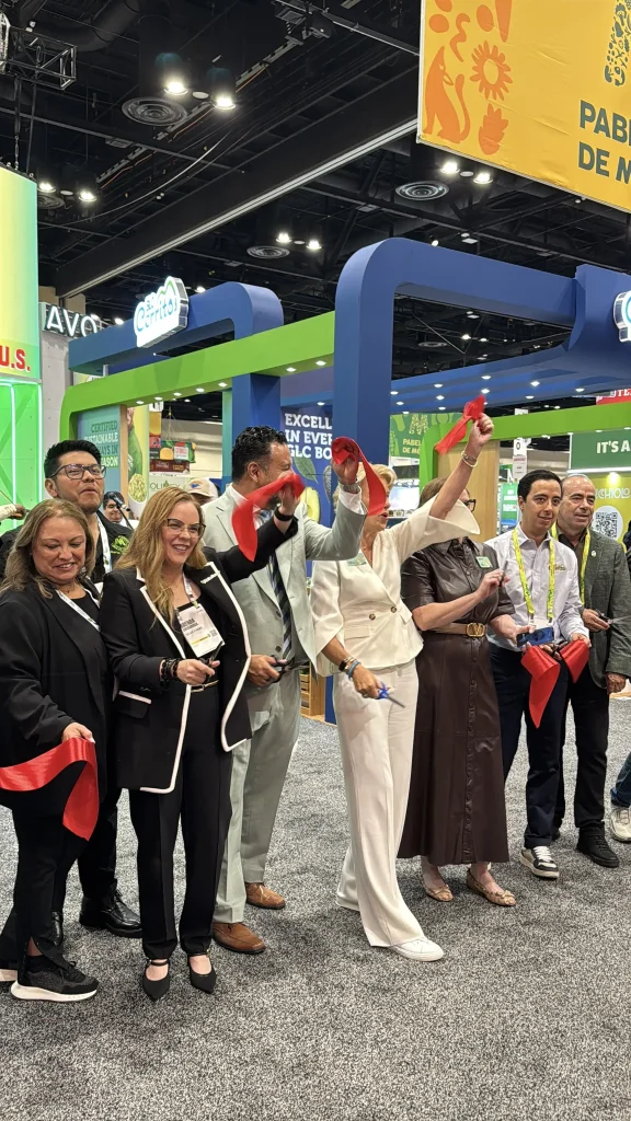 Ribbon cutting at the opening of the Mexico Pavilion at IFPA 2026